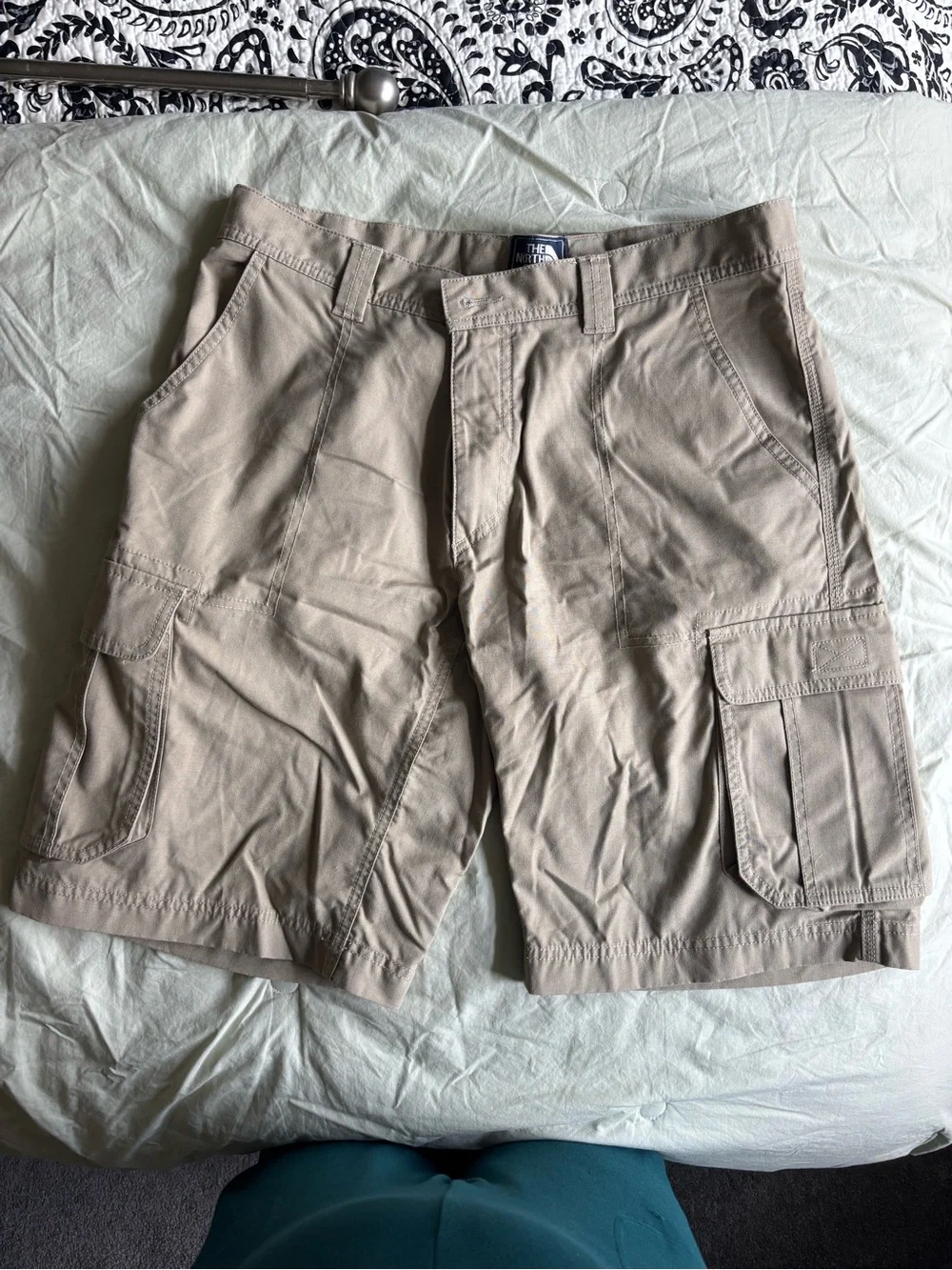 The North Face Men's Khaki Cargo Shorts